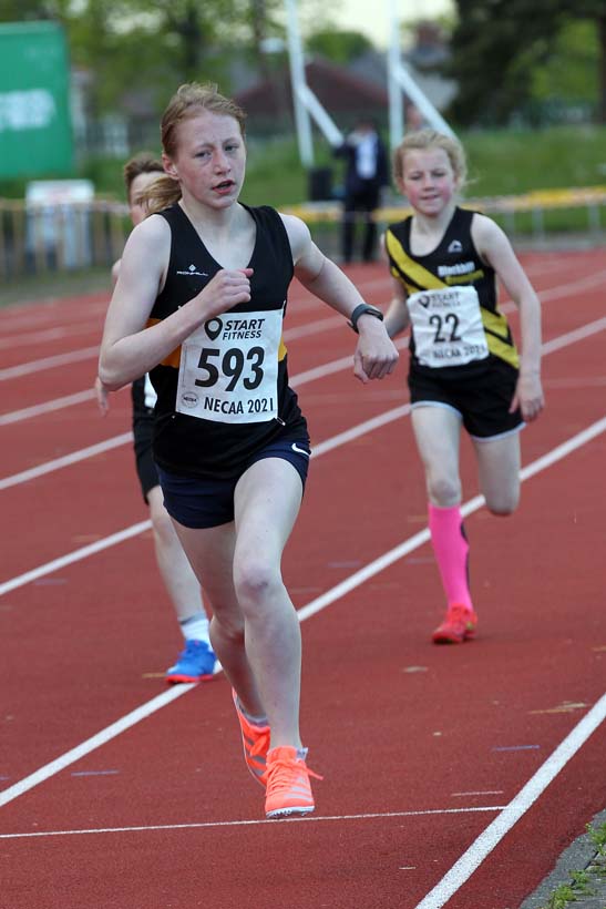 800 metres, 2021 North East Grand Prix No. 2, Monkton, Wednesday, May 19th. Photo: David T. Hewitson/Sports for All Pics